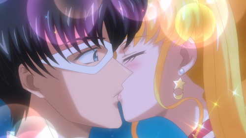 sailor moon crystal episode 8 - kiss